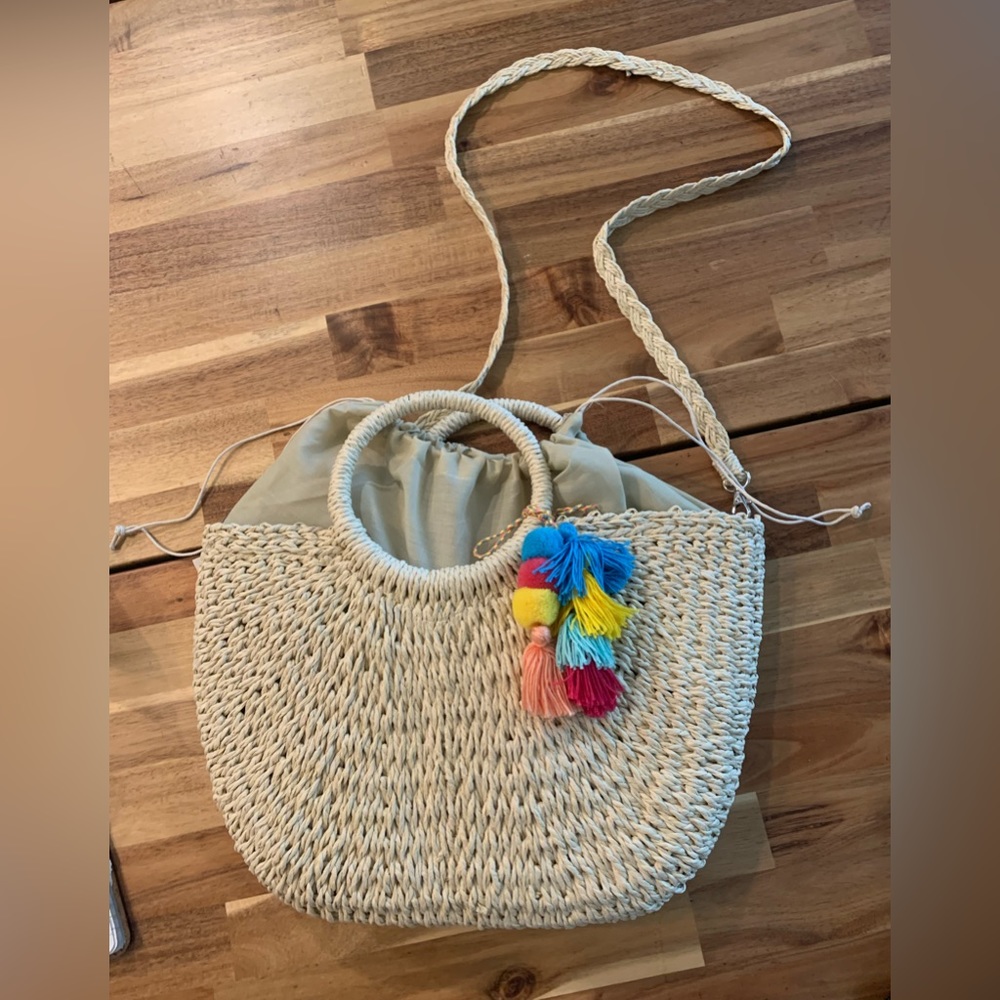 Hand Woven Handbag Boho Style NWT - Picture 5 of 9